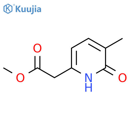 Methyl 2-hydroxy-3-methylpyridine-6-acetate structure