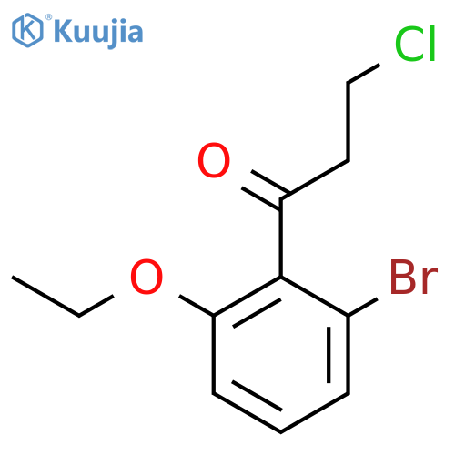 1-(2-Bromo-6-ethoxyphenyl)-3-chloropropan-1-one structure