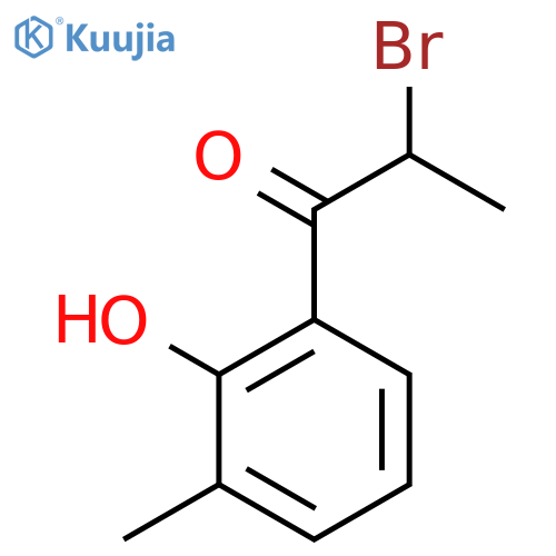 2-(2-Bromopropanoyl)-6-methylphenol structure