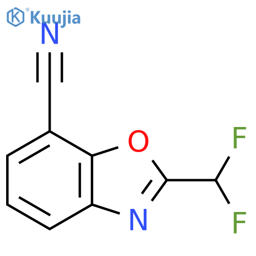 7-Cyano-2-(difluoromethyl)benzo[d]oxazole structure