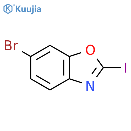 6-Bromo-2-iodobenzo[d]oxazole structure