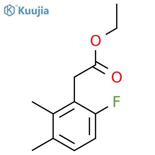 Ethyl 2,3-dimethyl-6-fluorophenylacetate structure