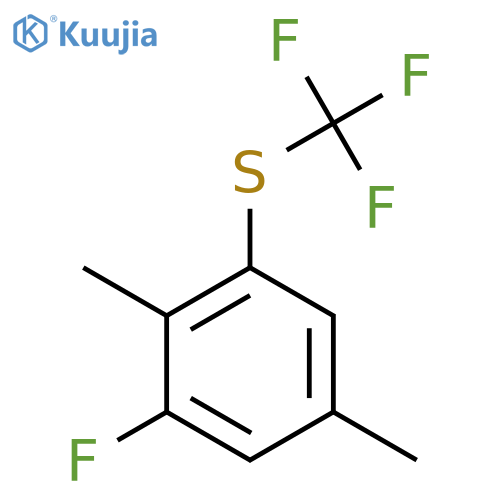 1,4-Dimethyl-2-fluoro-6-(trifluoromethylthio)benzene structure