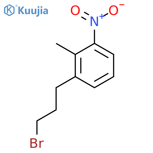 2-(3-Bromopropyl)-6-nitrotoluene structure