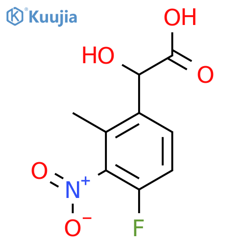 4-Fluoro-2-methyl-3-nitromandelic acid structure
