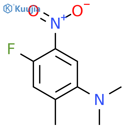 4-Fluoro-5-nitro-N,N,2-trimethylaniline structure