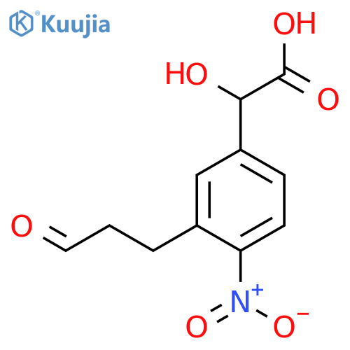 4-Nitro-3-(3-oxopropyl)mandelic acid structure