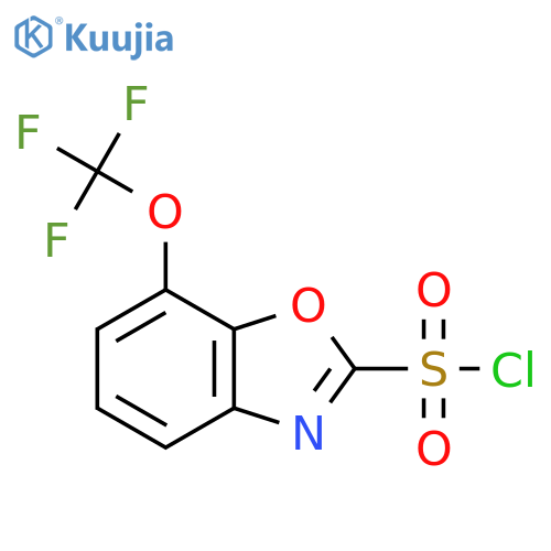 7-(Trifluoromethoxy)benzo[d]oxazole-2-sulfonyl chloride structure