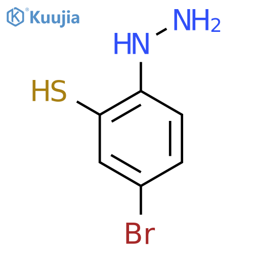 4-Bromo-2-mercaptophenylhydrazine structure