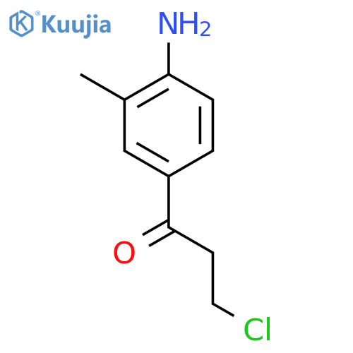 1-(4-Amino-3-methylphenyl)-3-chloropropan-1-one structure