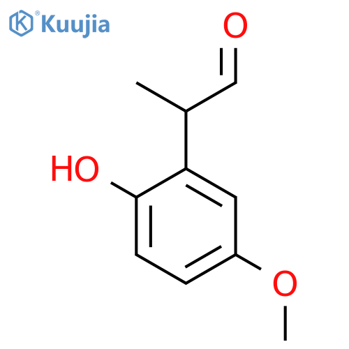 2-Hydroxy-5-methoxyphenylpropanal structure