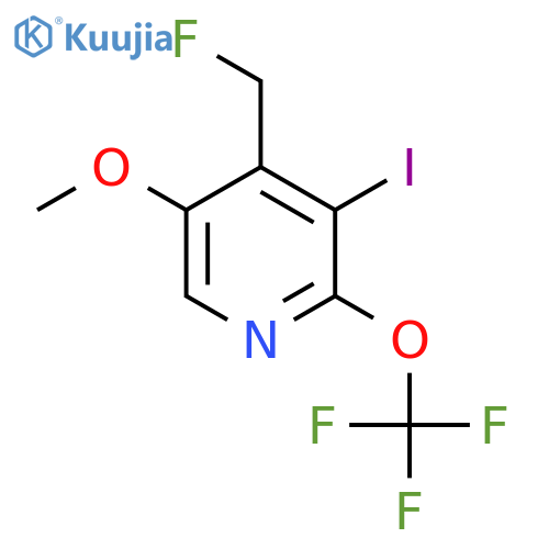 4-(Fluoromethyl)-3-iodo-5-methoxy-2-(trifluoromethoxy)pyridine structure