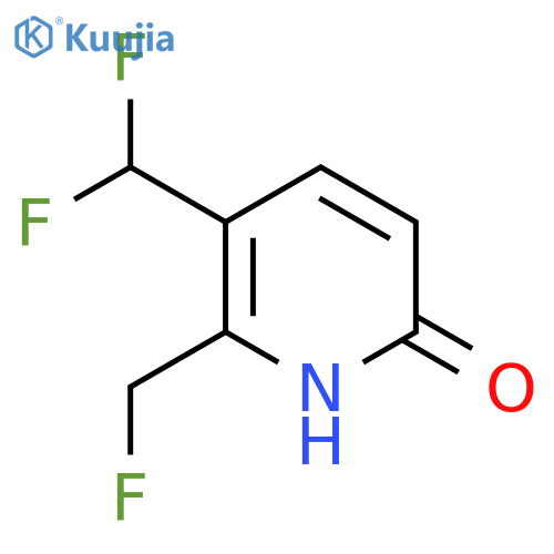 3-(Difluoromethyl)-2-(fluoromethyl)-6-hydroxypyridine structure