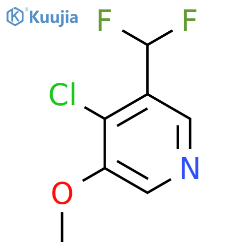 4-Chloro-3-(difluoromethyl)-5-methoxypyridine structure