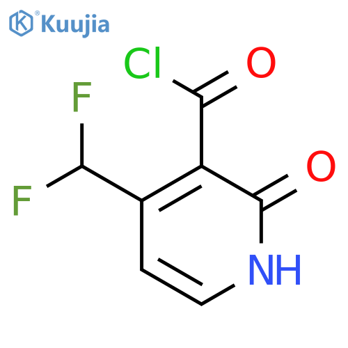 4-(Difluoromethyl)-2-hydroxypyridine-3-carbonyl chloride structure