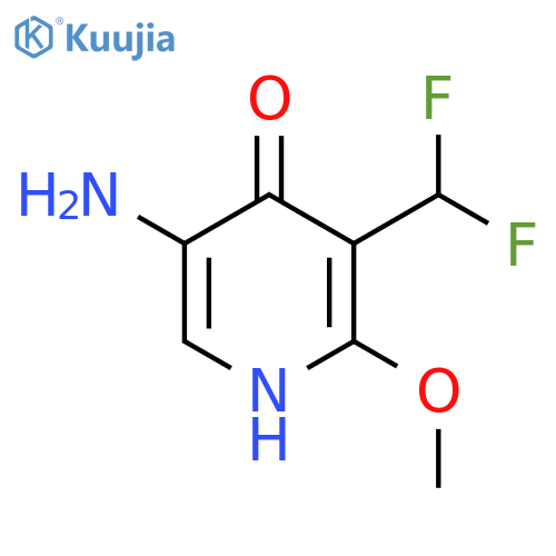5-Amino-3-(difluoromethyl)-4-hydroxy-2-methoxypyridine structure