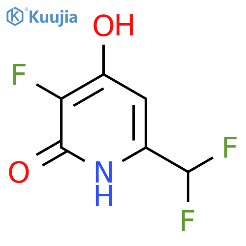 6-(Difluoromethyl)-2,4-dihydroxy-3-fluoropyridine structure
