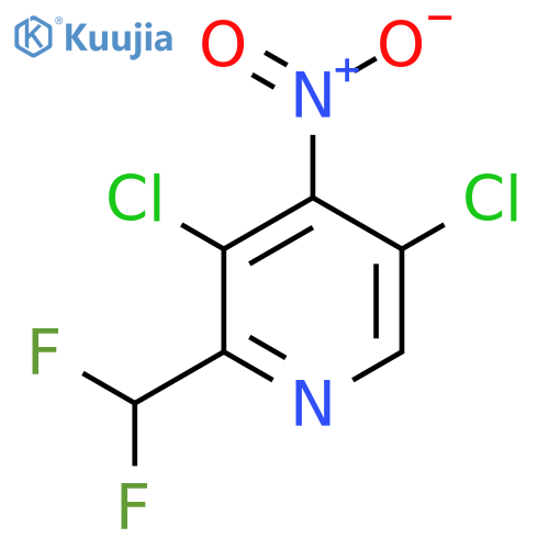 3,5-Dichloro-2-(difluoromethyl)-4-nitropyridine structure