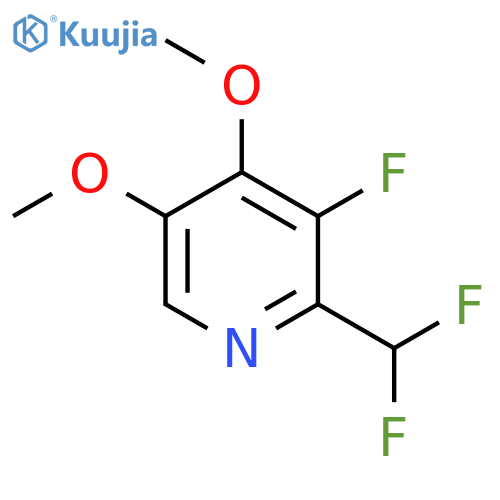 2-(Difluoromethyl)-4,5-dimethoxy-3-fluoropyridine structure
