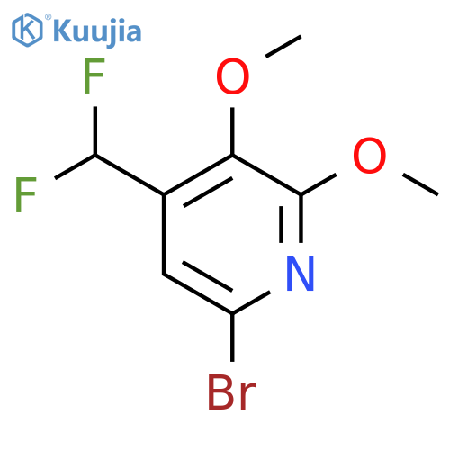 6-Bromo-4-(difluoromethyl)-2,3-dimethoxypyridine structure