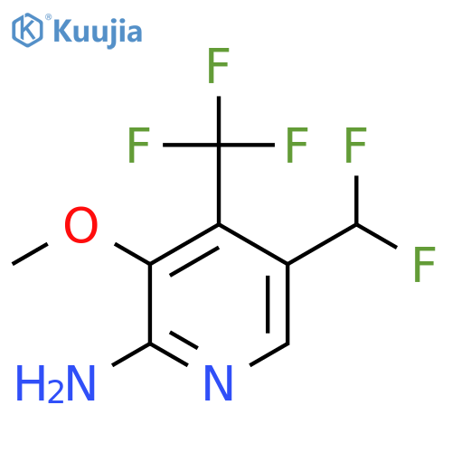 2-Amino-5-(difluoromethyl)-3-methoxy-4-(trifluoromethyl)pyridine structure