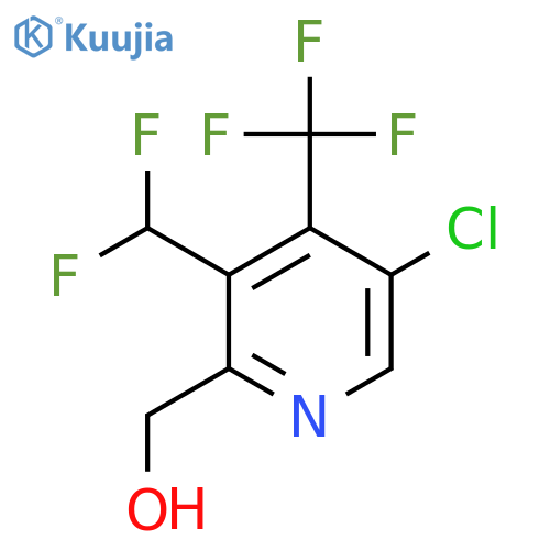 5-Chloro-3-(difluoromethyl)-4-(trifluoromethyl)pyridine-2-methanol structure