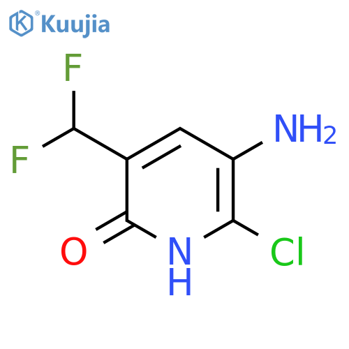 3-Amino-2-chloro-5-(difluoromethyl)-6-hydroxypyridine structure