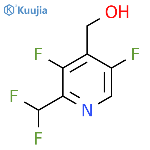 3,5-Difluoro-2-(difluoromethyl)pyridine-4-methanol structure