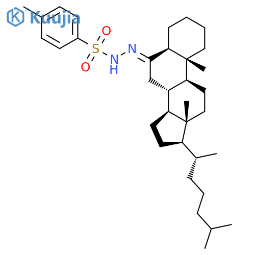 Benzenesulfonic acid, 4-methyl-, [(5a)-cholestan-6-ylidene]hydrazide structure