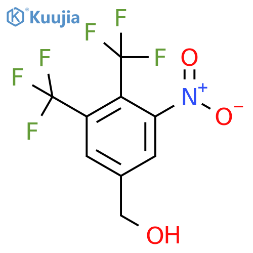 3,4-Bis(trifluoromethyl)-5-nitrobenzyl alcohol structure