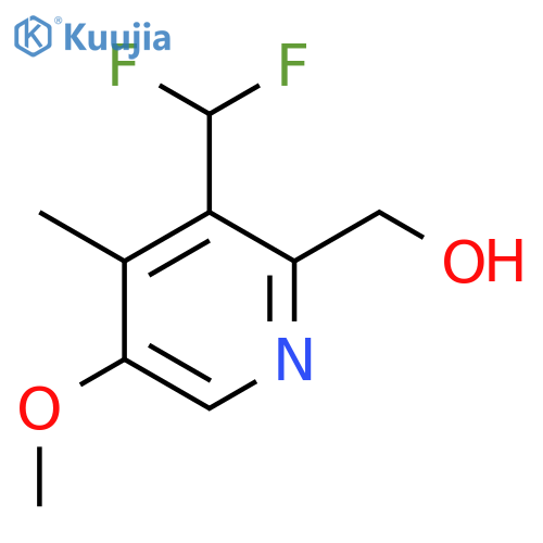 3-(Difluoromethyl)-5-methoxy-4-methylpyridine-2-methanol structure