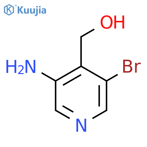 3-Amino-5-bromopyridine-4-methanol structure