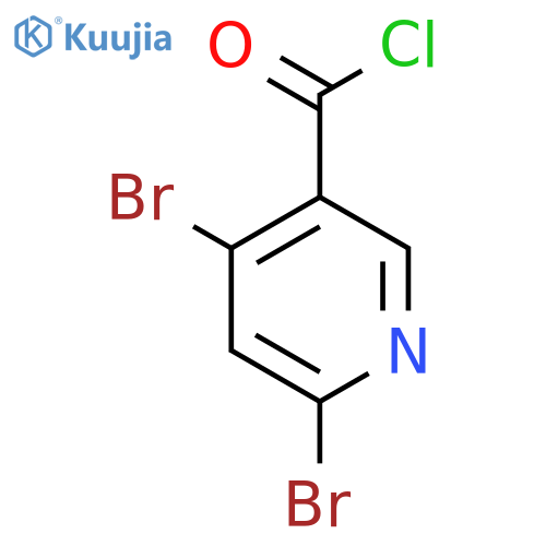 2,4-Dibromopyridine-5-carbonyl chloride structure