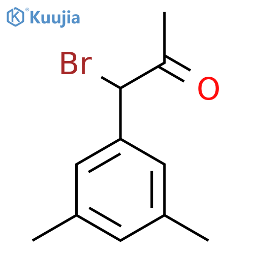 1-Bromo-1-(3,5-dimethylphenyl)propan-2-one structure