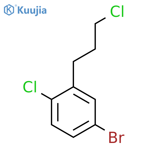 5-Bromo-2-chloro(3-chloropropyl)benzene structure