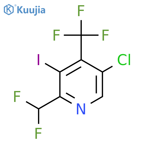 5-Chloro-2-(difluoromethyl)-3-iodo-4-(trifluoromethyl)pyridine structure