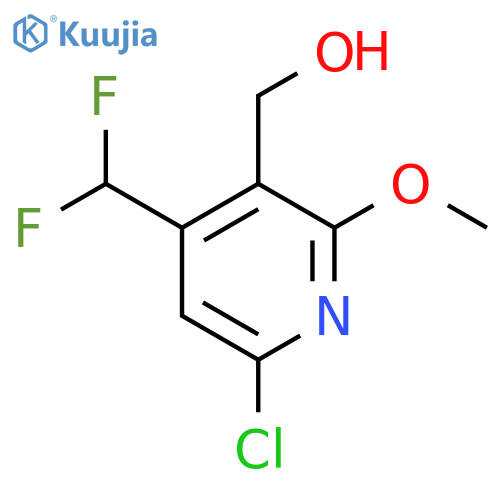 6-Chloro-4-(difluoromethyl)-2-methoxypyridine-3-methanol structure