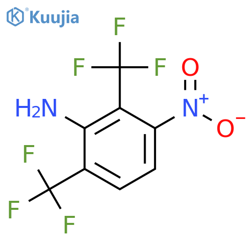 2,6-Bis(trifluoromethyl)-3-nitroaniline structure