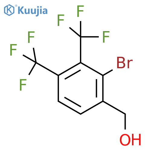 3,4-Bis(trifluoromethyl)-2-bromobenzyl alcohol structure