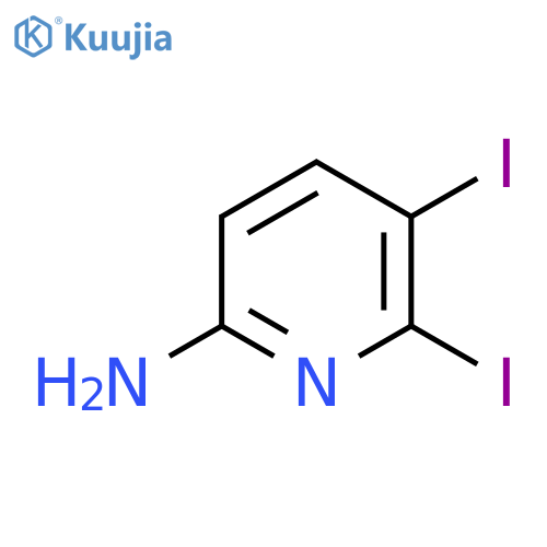 6-Amino-2,3-diiodopyridine structure