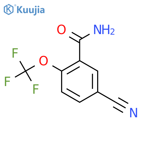 5-Cyano-2-(trifluoromethoxy)benzamide structure