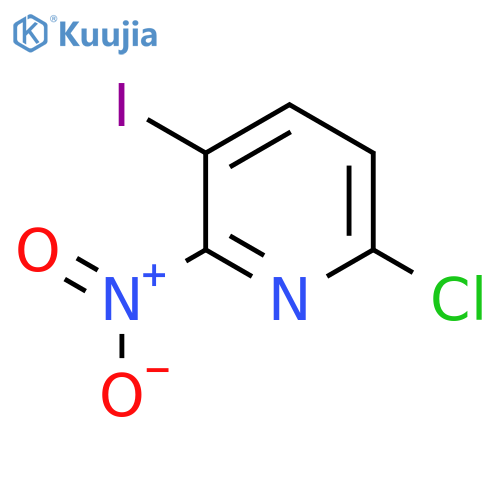 6-Chloro-3-iodo-2-nitropyridine structure