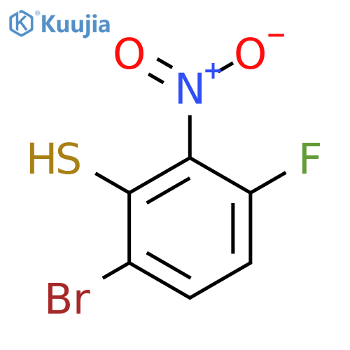 6-Bromo-3-fluoro-2-nitrothiophenol structure