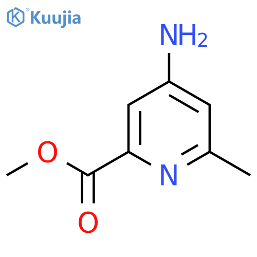 Methyl 4-amino-6-methylpicolinate structure