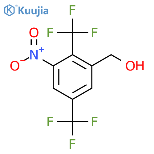 2,5-Bis(trifluoromethyl)-3-nitrobenzyl alcohol structure