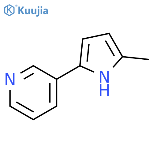 Pyridine, 3-(5-methyl-1H-pyrrol-2-yl)- structure