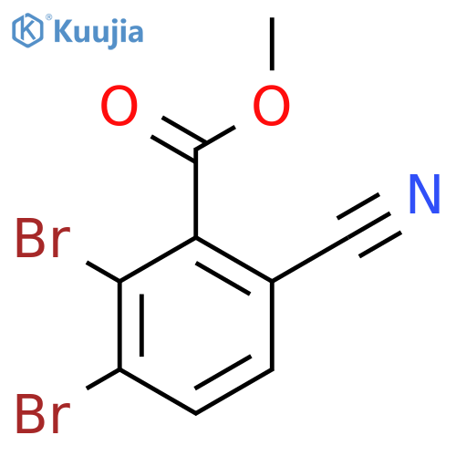 Methyl 6-cyano-2,3-dibromobenzoate structure