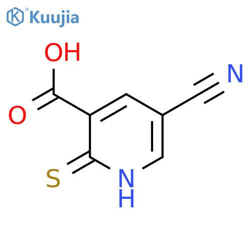 5-Cyano-2-mercaptonicotinic acid structure