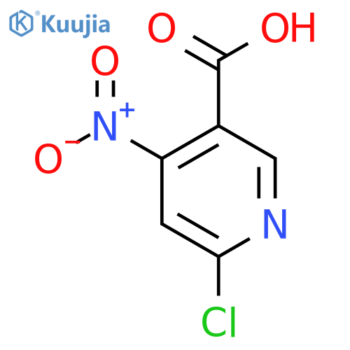 6-Chloro-4-nitronicotinic acid structure