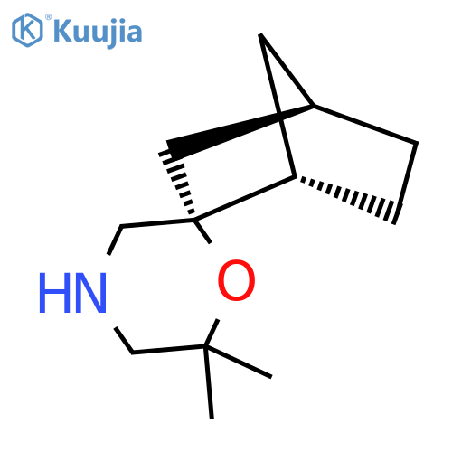 (1S,2R,4R)-6',6'-dimethylspiro[bicyclo[2.2.1]heptane-2,2'-morpholine] structure
